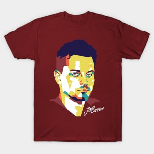 Joe Burrow Fanart WPAP Style T-Shirt